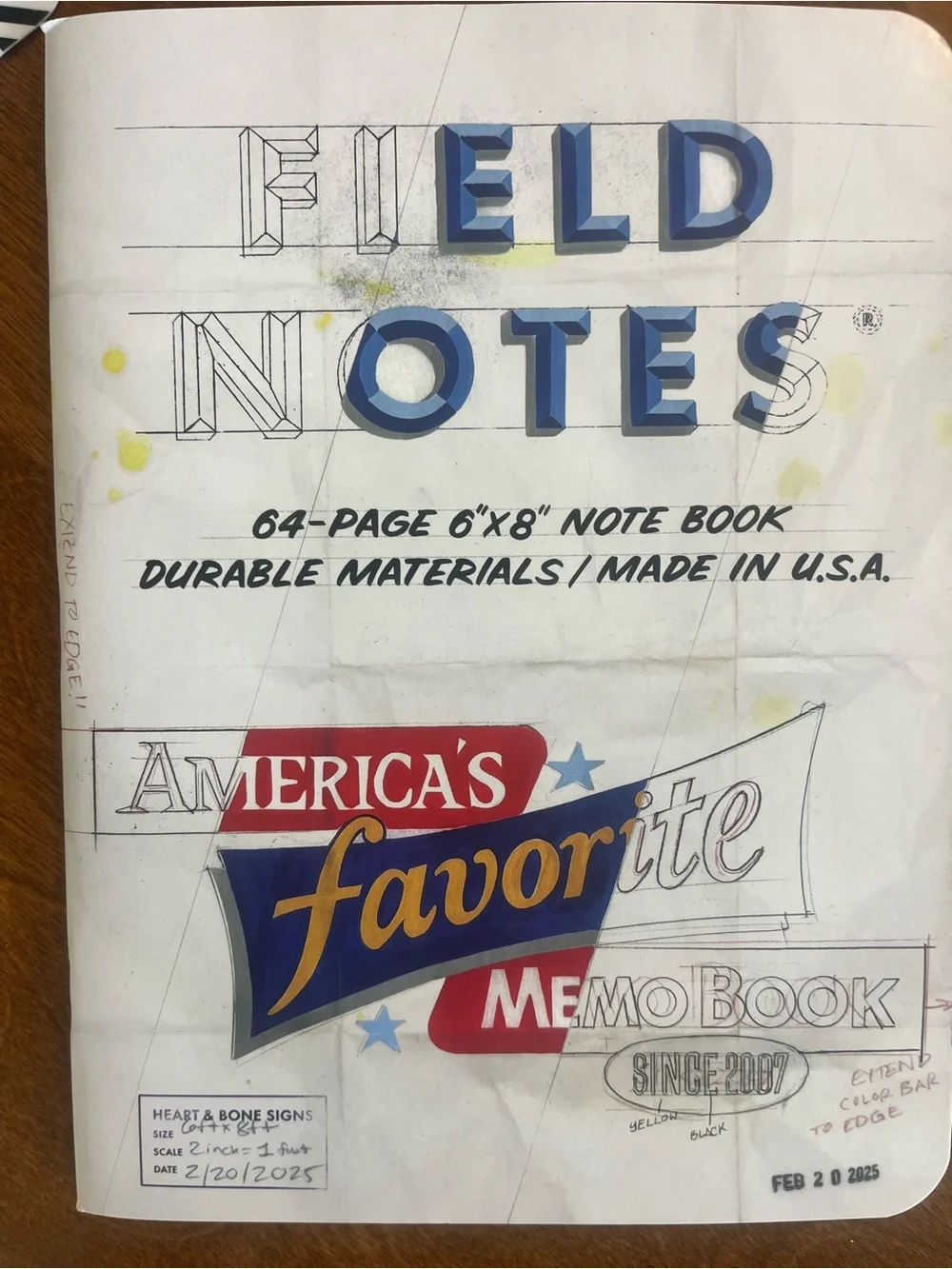 Field Notes notebooks white